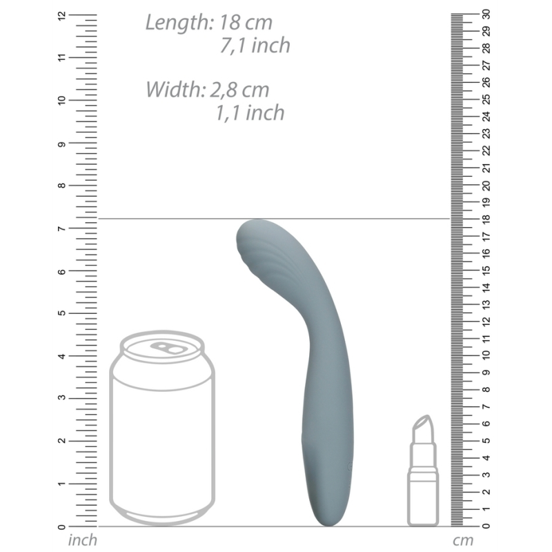 stimulateur vibrant vibe spot 17 cm gris 9