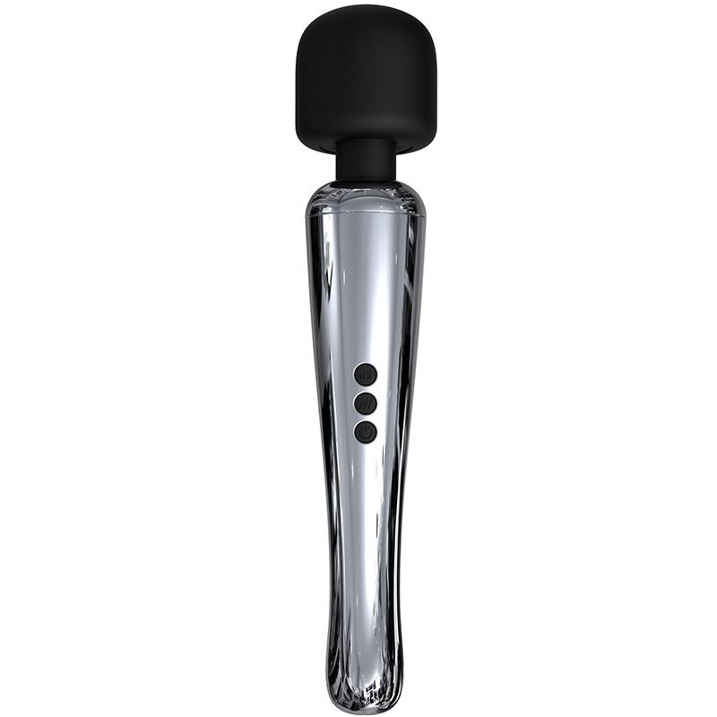 stimulateur wand silvery 30 cm tete 55 mm argente 2