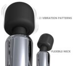 stimulateur wand silvery 30 cm tete 55 mm argente 5