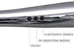 stimulateur wand silvery 30 cm tete 55 mm argente 6