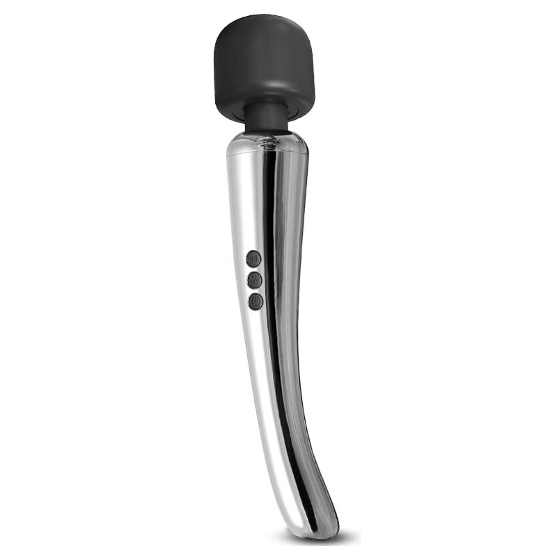 stimulateur wand silvery 30 cm tete 55 mm argente