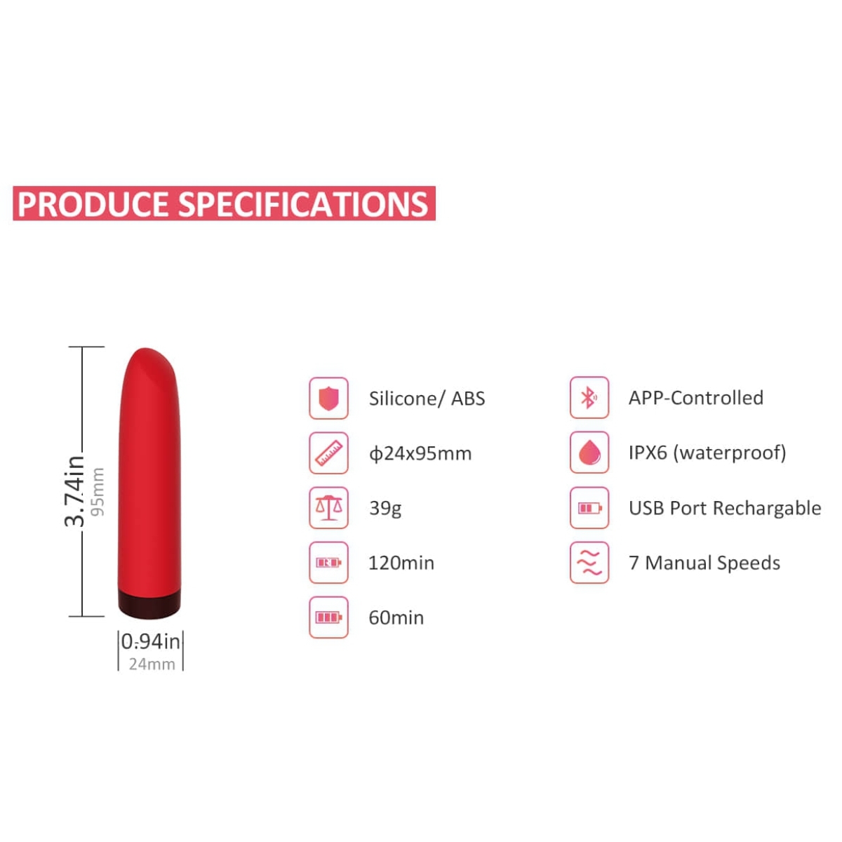 stimumateur vibro awaken controle a distance 95 x 24 cm 7