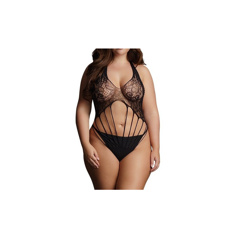 strappy lace teddy
