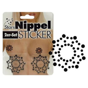 strass noirs pour tetons 45 x 45 cm
