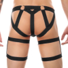 string avec bandes elastiques clelio noir 1