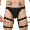 string avec bandes elastiques clelio noir