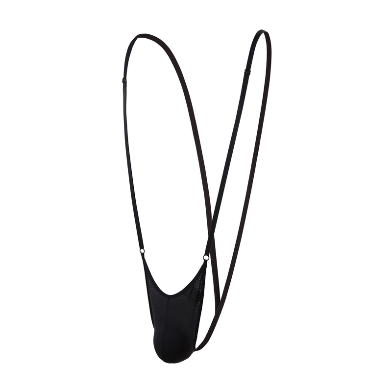 string avec lanieres ajustables strany noir 1