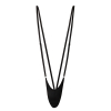 string avec lanieres ajustables strany noir 2