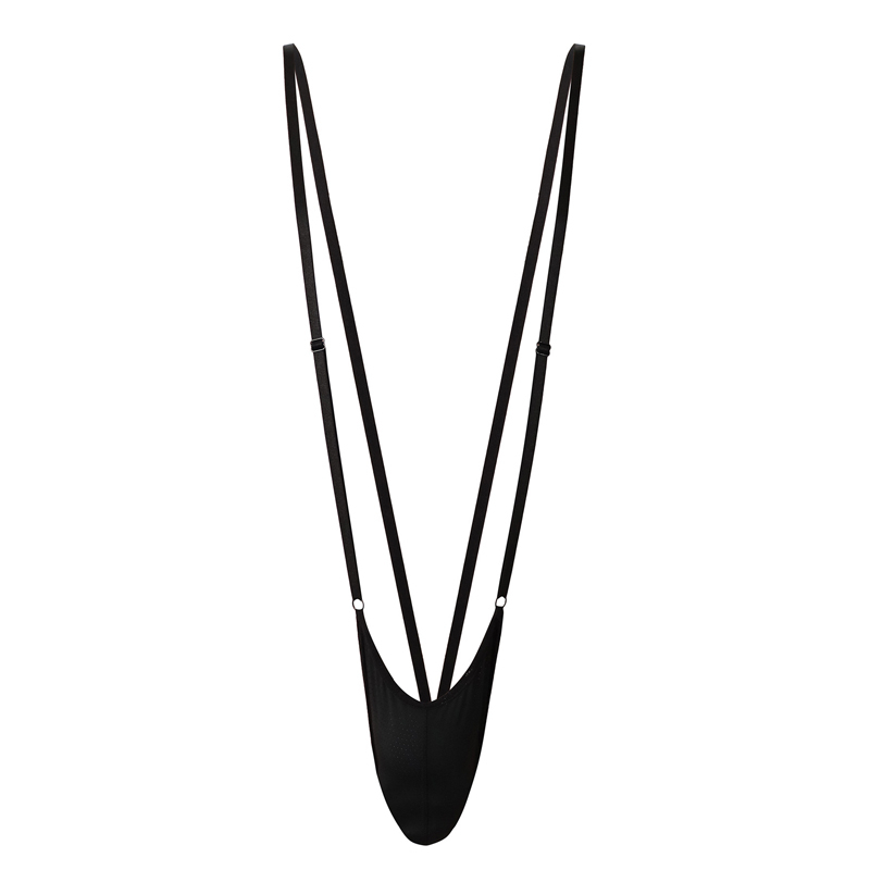 string avec lanieres ajustables strany noir 2