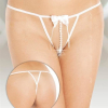 string avec perles azzura blanc 1