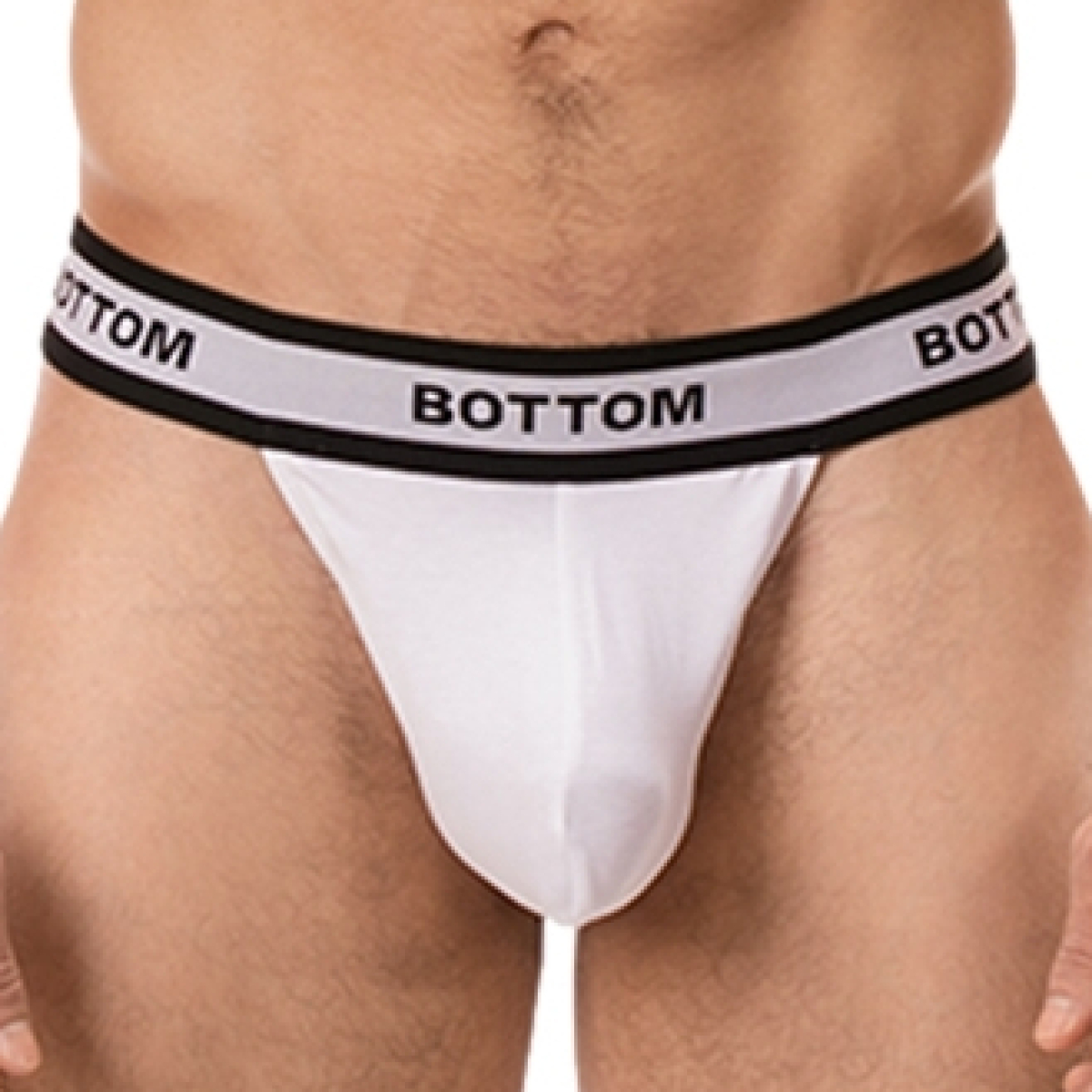 string cache sexe bottom blanc