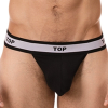 string cache sexe top noir