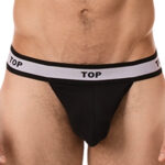 string cache sexe top noir