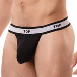 string cache sexe top noir 3