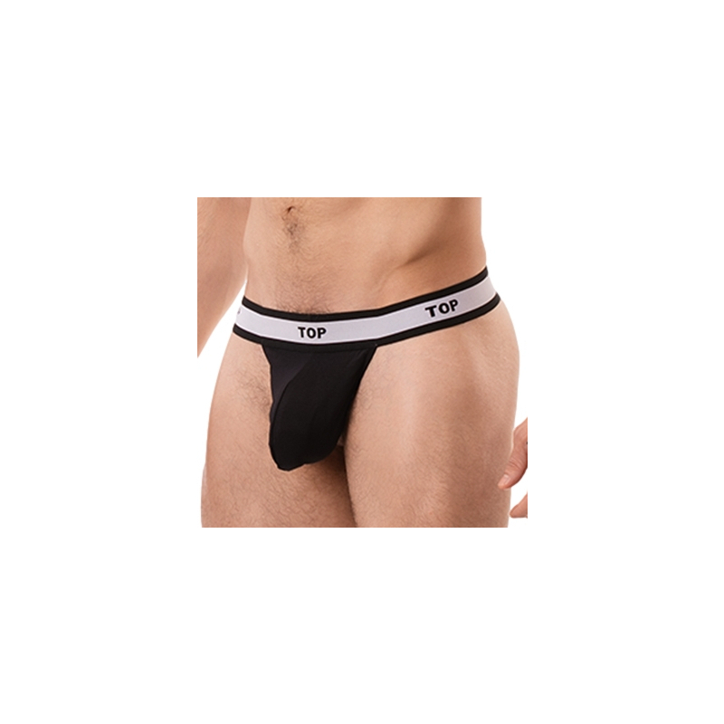string cache sexe top noir 3