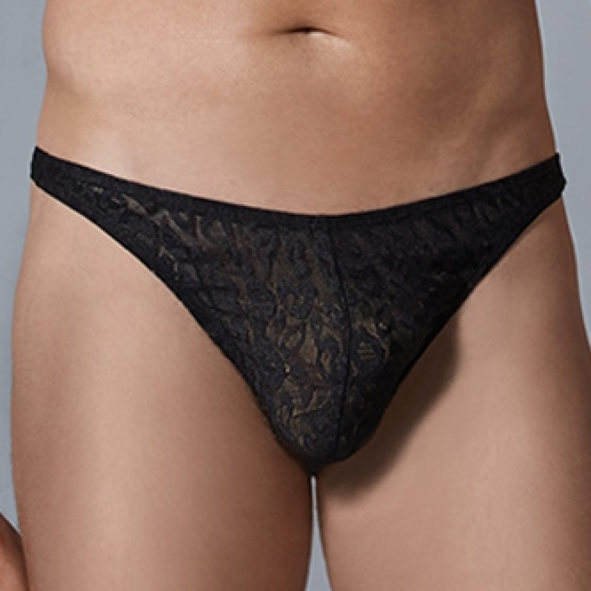 string dentelle leopard allure noir 4