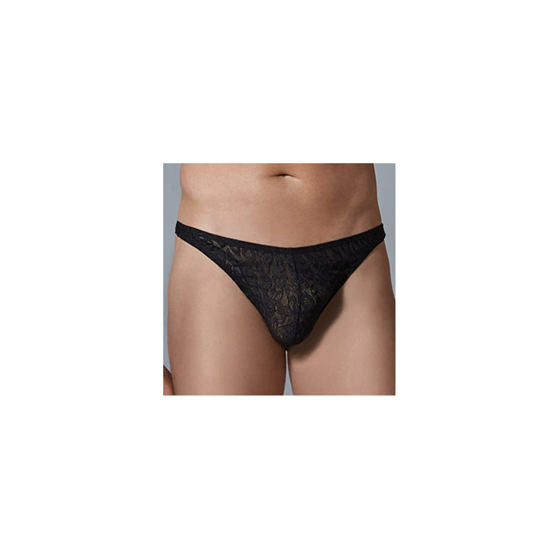 string dentelle leopard allure noir 4