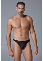 string dentelle leopard allure noir 6