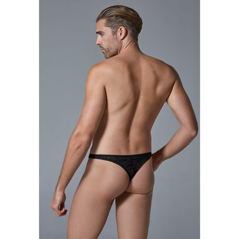 string dentelle leopard allure noir 7