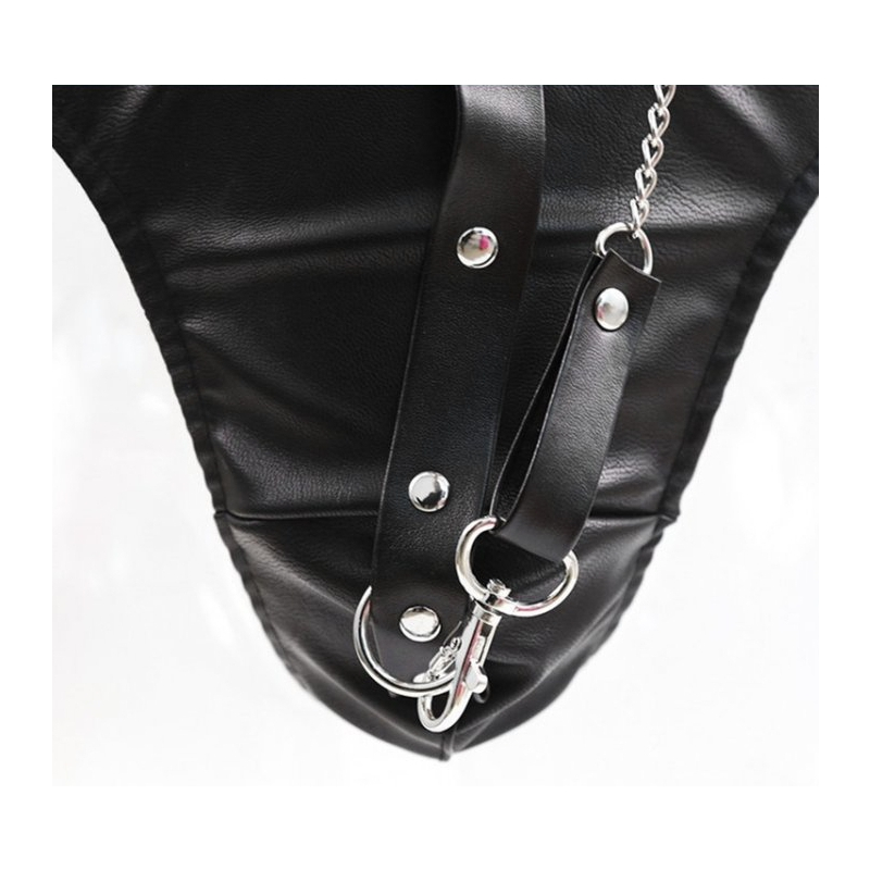 string en simili avec laisse 5