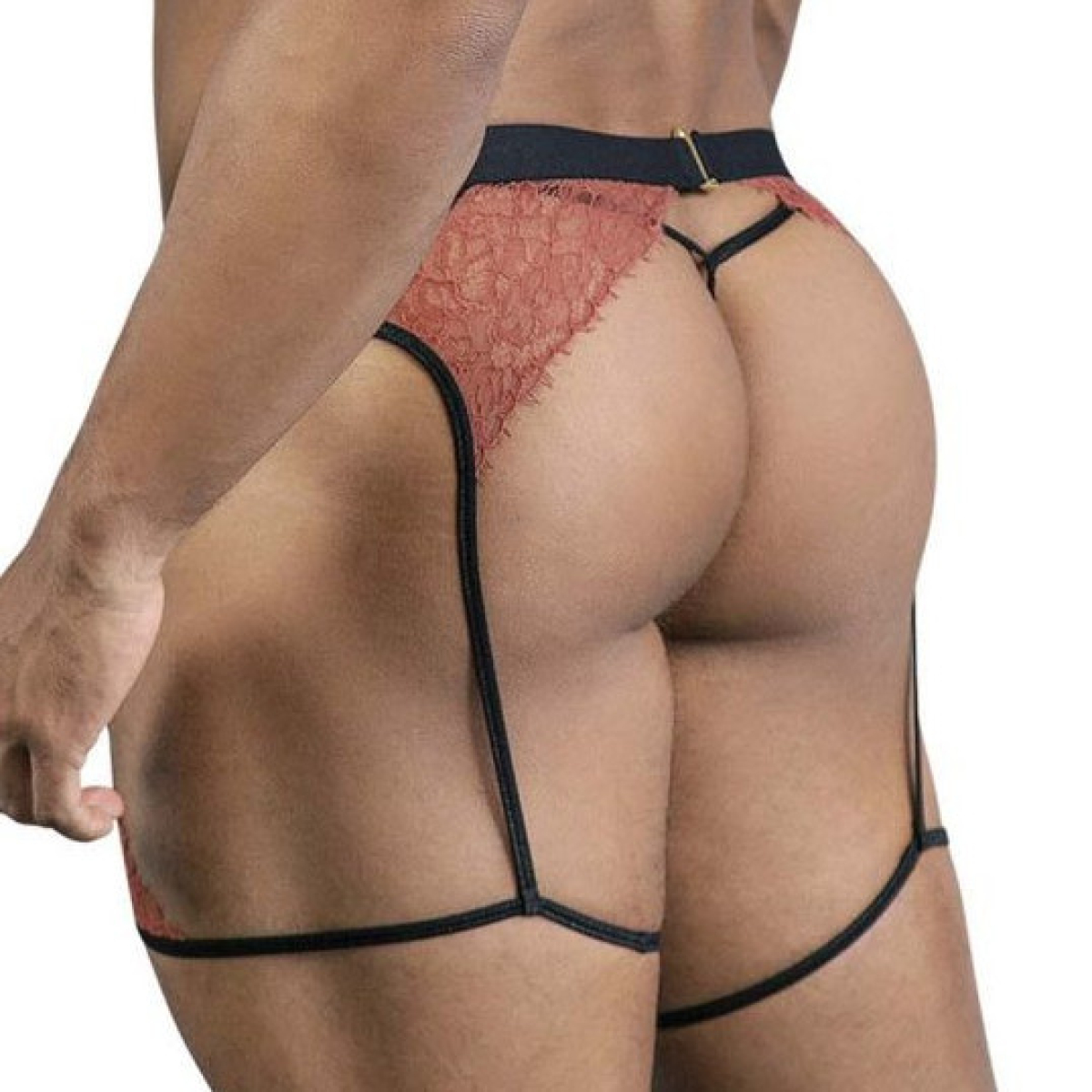 string et porte jarretelles moreyo terracotta 1