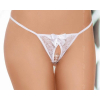 string ficelle blanc avec noeud ouvert sur l entrejambe