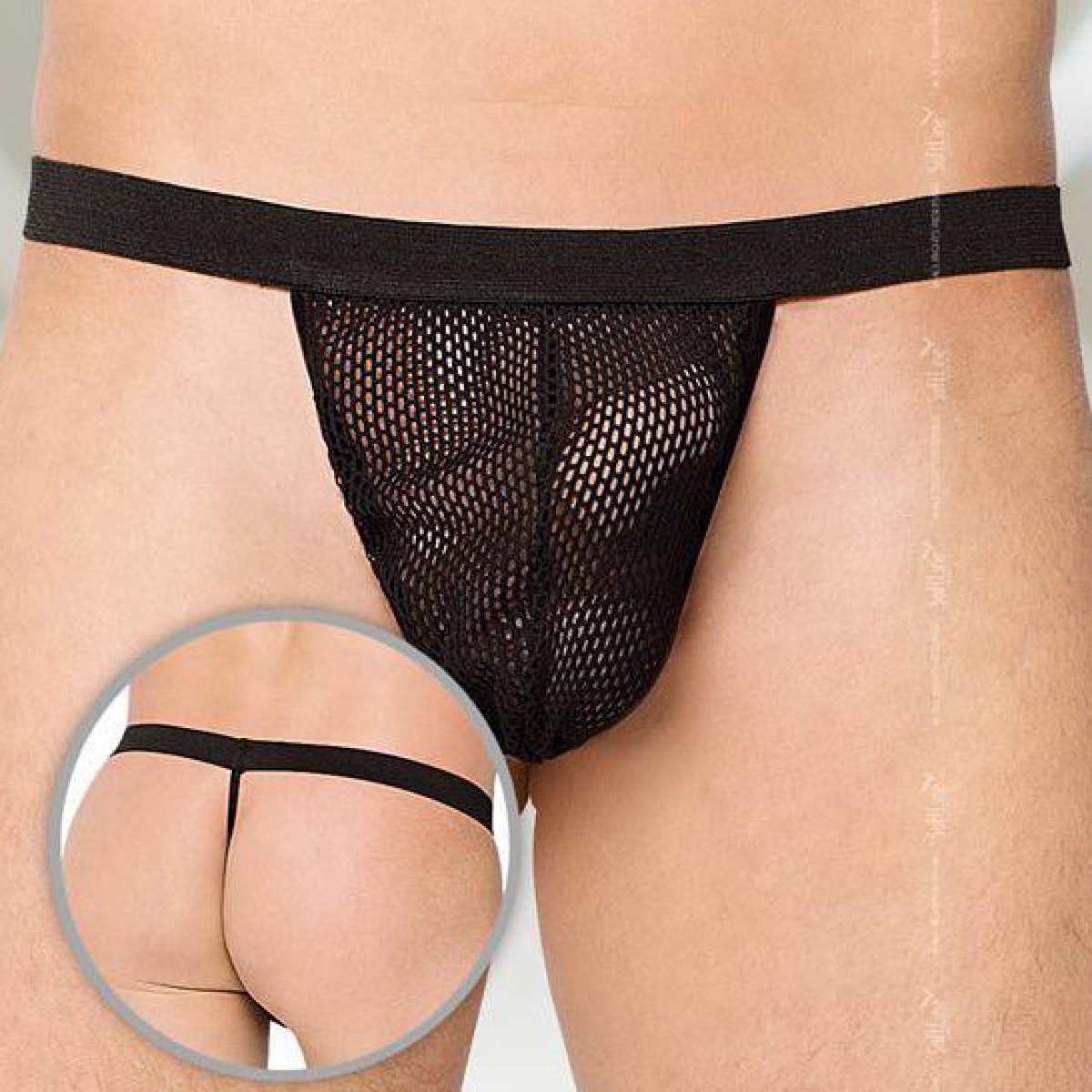 string homme net noir