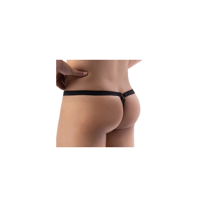 string mini stretch gris 2