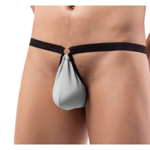 string mini stretch gris