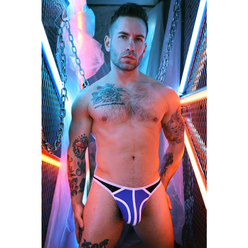 string retro remix bleu 2