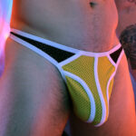 string retro remix jaune