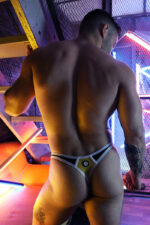 string retro remix jaune 6