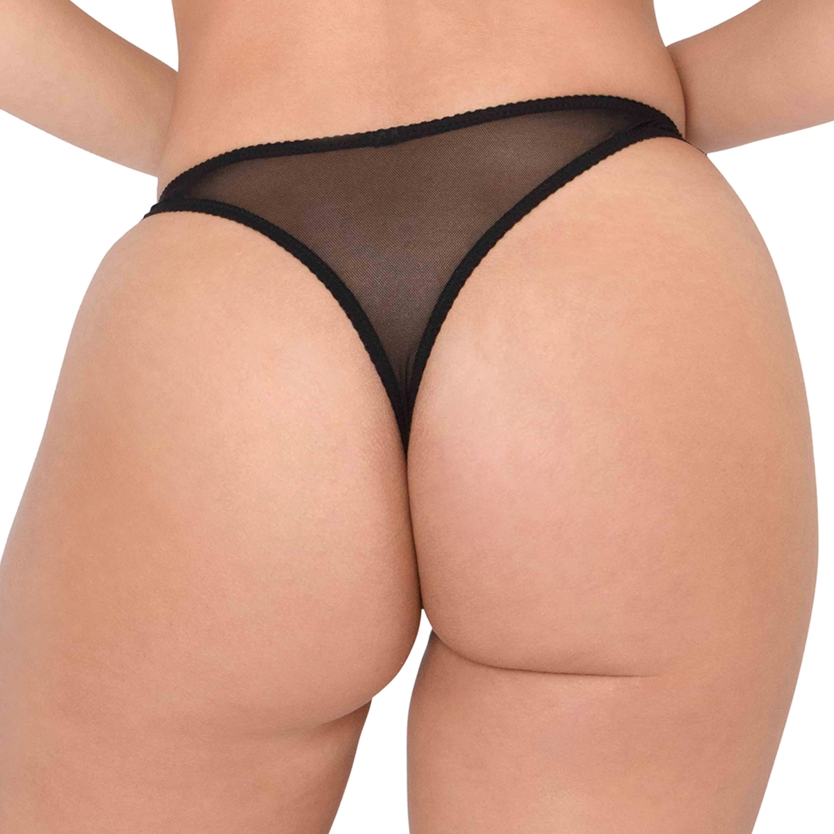 string sexy floral lace noir 1