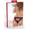 string tiffany heart noir 6