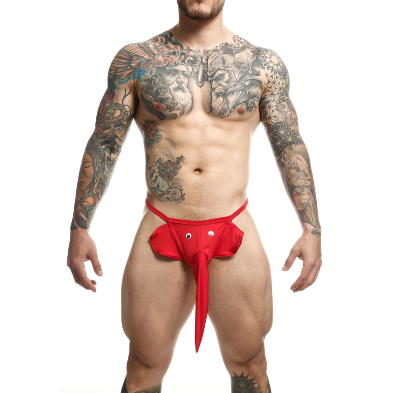 string trompe elephant rouge 5