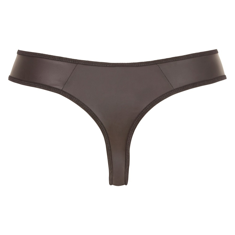 string zip fetish noir 6