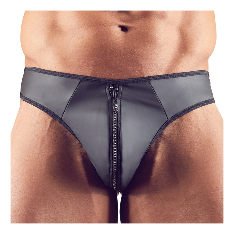 string zip fetish noir