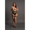 striped fishnet garterbelt black osx 6