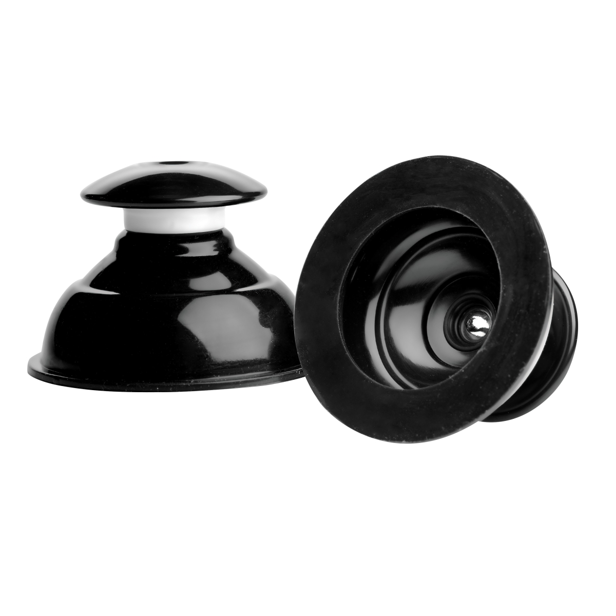 suce tetonsplungers en silicone noir scaled