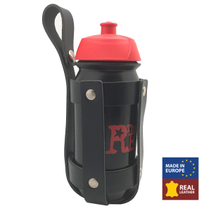 support en cuir pour bouteille