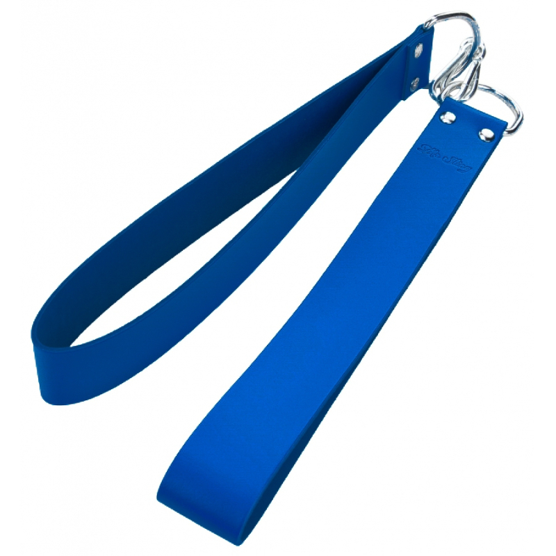 supports pieds en cuir pour sling bleu 1
