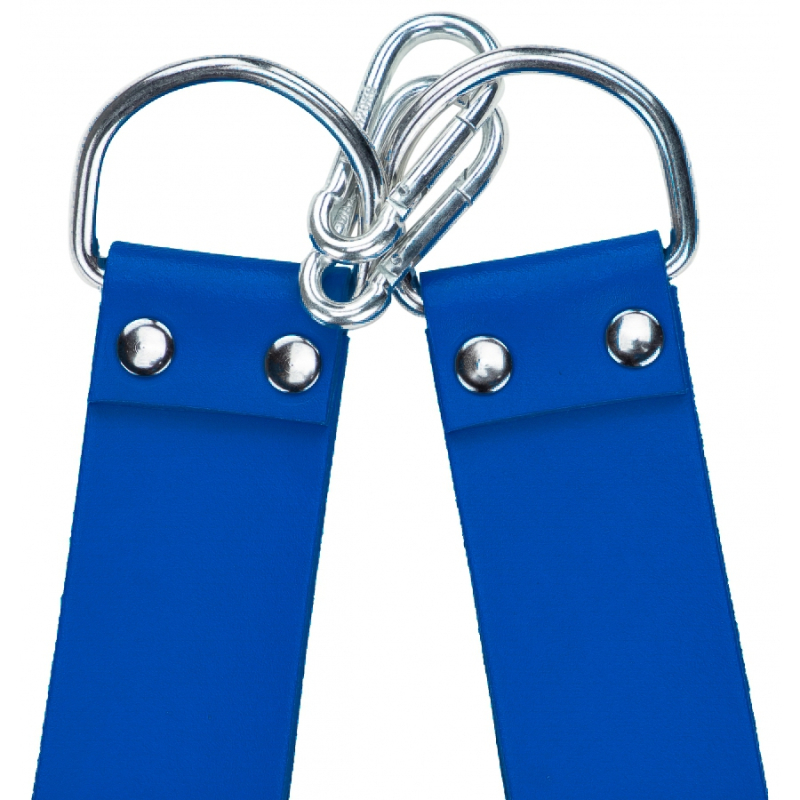 supports pieds en cuir pour sling bleu 3