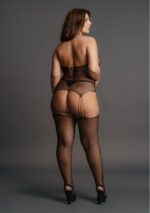 suspender fishnet choker bodystocking 7