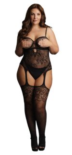suspender rhinestone bodystocking 2