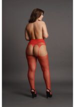 suspender rhinestone pantyhose red osx 7
