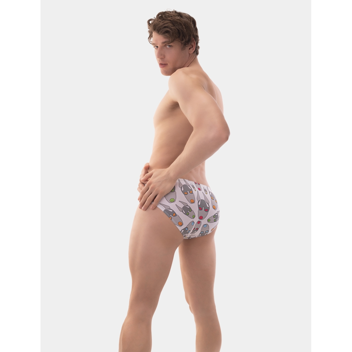 swim brief fetish dog blanc 6