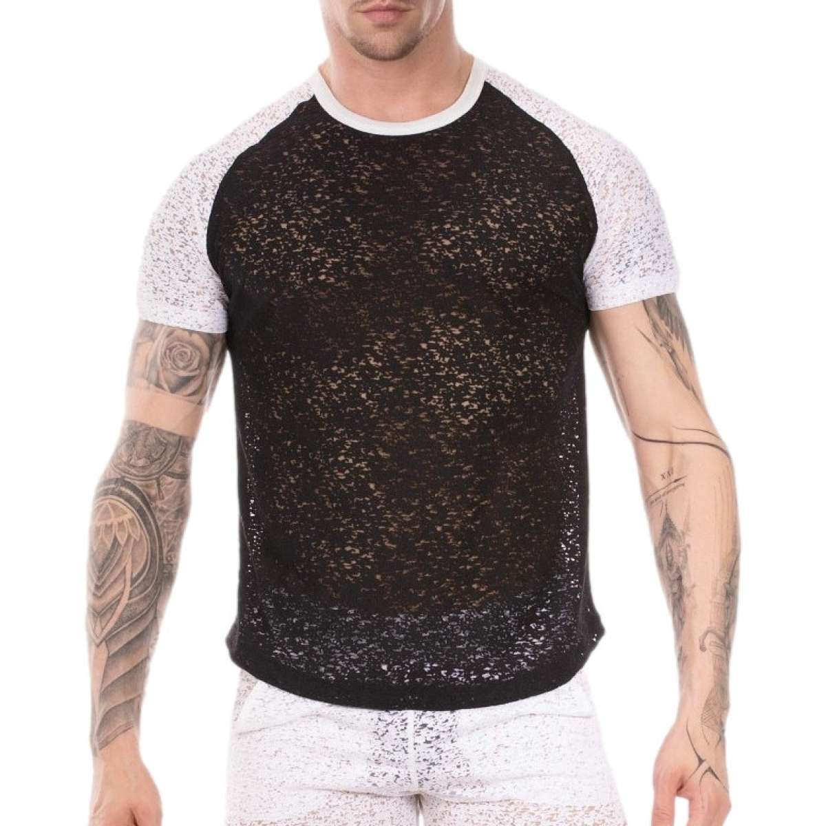 t shirt micah noir blanc