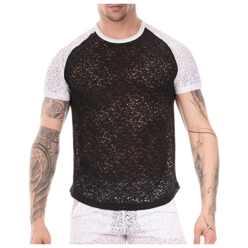 t shirt micah noir blanc