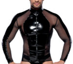 t shirt sexy vinyl up noir