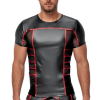 t shirt top ormeto noir rouge